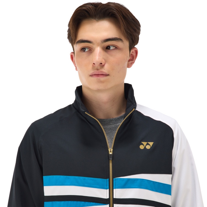 ヨネックス（YONEX）（メンズ、レディース）テニスウェア 裏地付ウィンドウォーマーシャツ フィットスタイル 70101-007