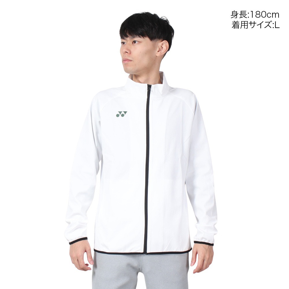ヨネックス（YONEX）（メンズ）テニスウェア トレーニングジャケット ウォームアップ ジップアップ 防寒 RWX24005-011