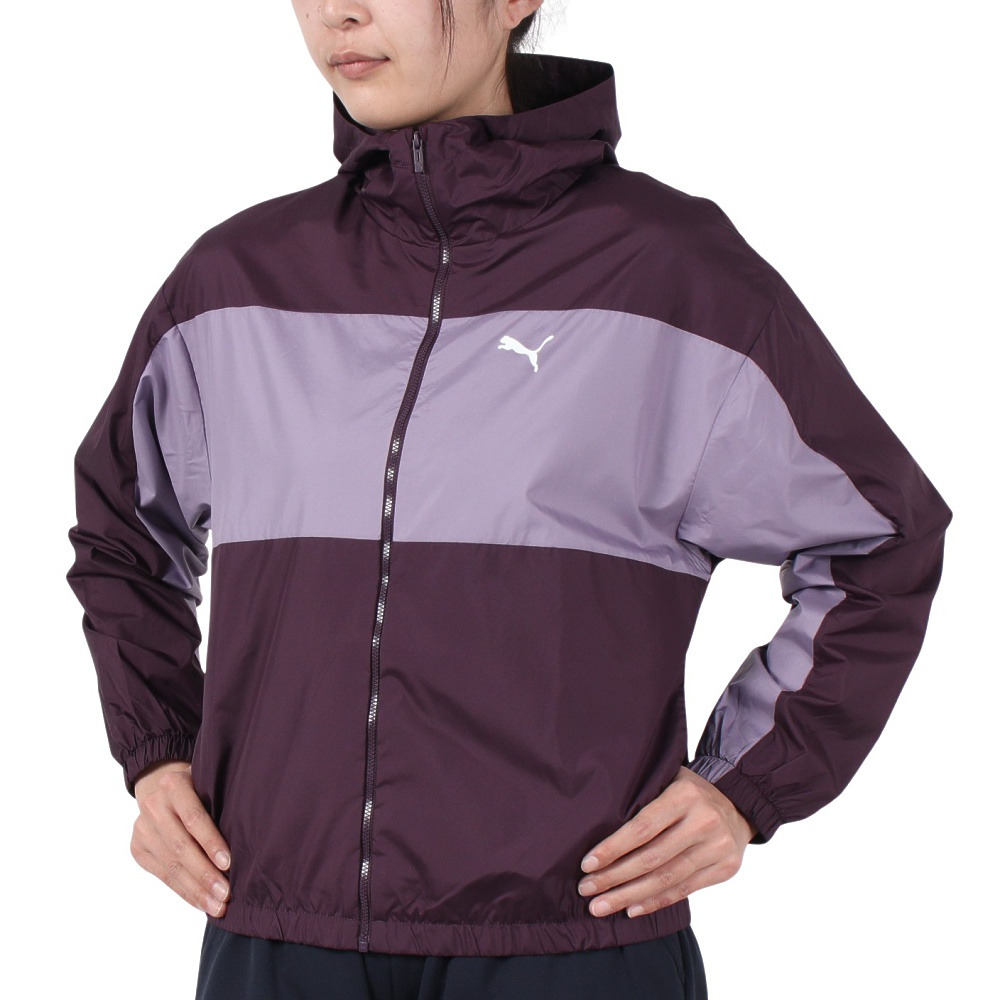 プーマ（PUMA）（レディース）テニスウェア メッシュ ライン ウィンドブレーカー 68410844