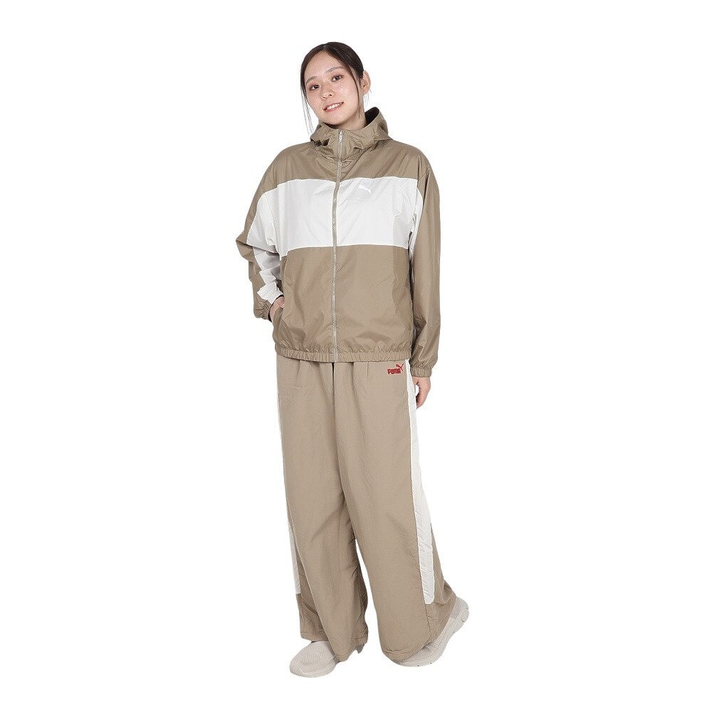 プーマ（PUMA）（レディース）メッシュ ライン ウィンドブレーカー 684108 67 KHK