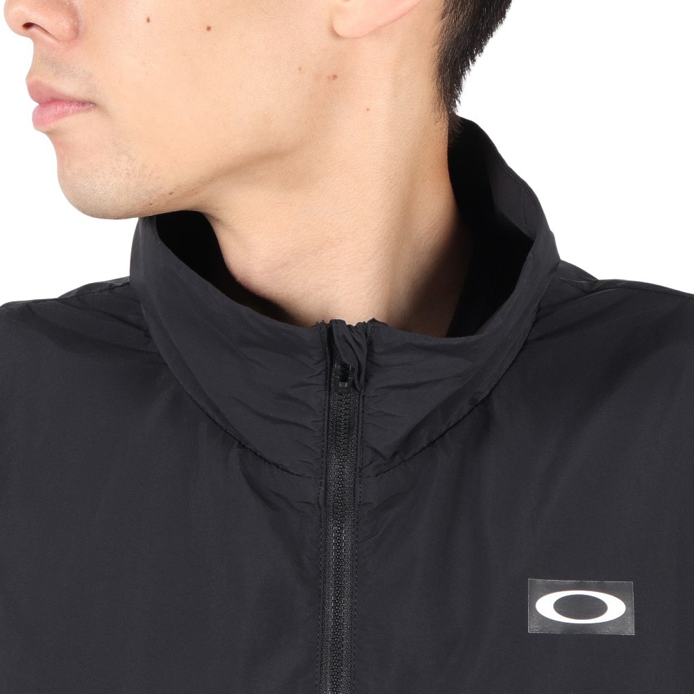 オークリー（OAKLEY）（メンズ）テニスウェア SLANT ANTHEM ハーフジップ ウィンドジャケット FOA407737-02E