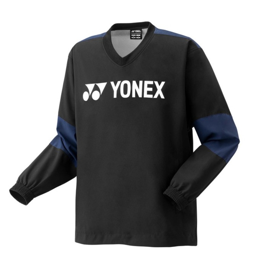 ヨネックス（YONEX）（メンズ、レディース）テニスウェア ユニ裏地付Vブレーカー 32039-007