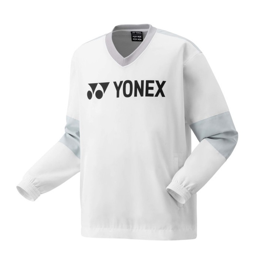 ヨネックス（YONEX）（メンズ、レディース）テニスウェア ユニ裏地付Vブレーカー 32039-011