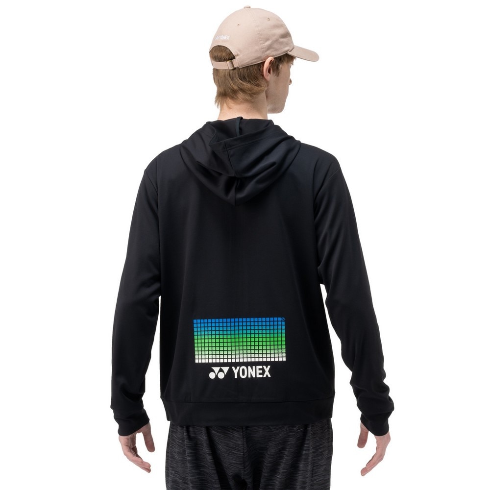 ヨネックス（YONEX）（メンズ、レディース）テニスウェア ニットウォームアップパーカー 51059-007
