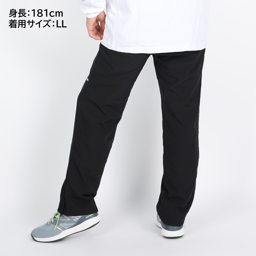 ルコック スポルティフ（Lecoq Sportif）（メンズ）テニスウェア 裏トリコットウインドパンツ 撥水 QTMSJG30XB BLK