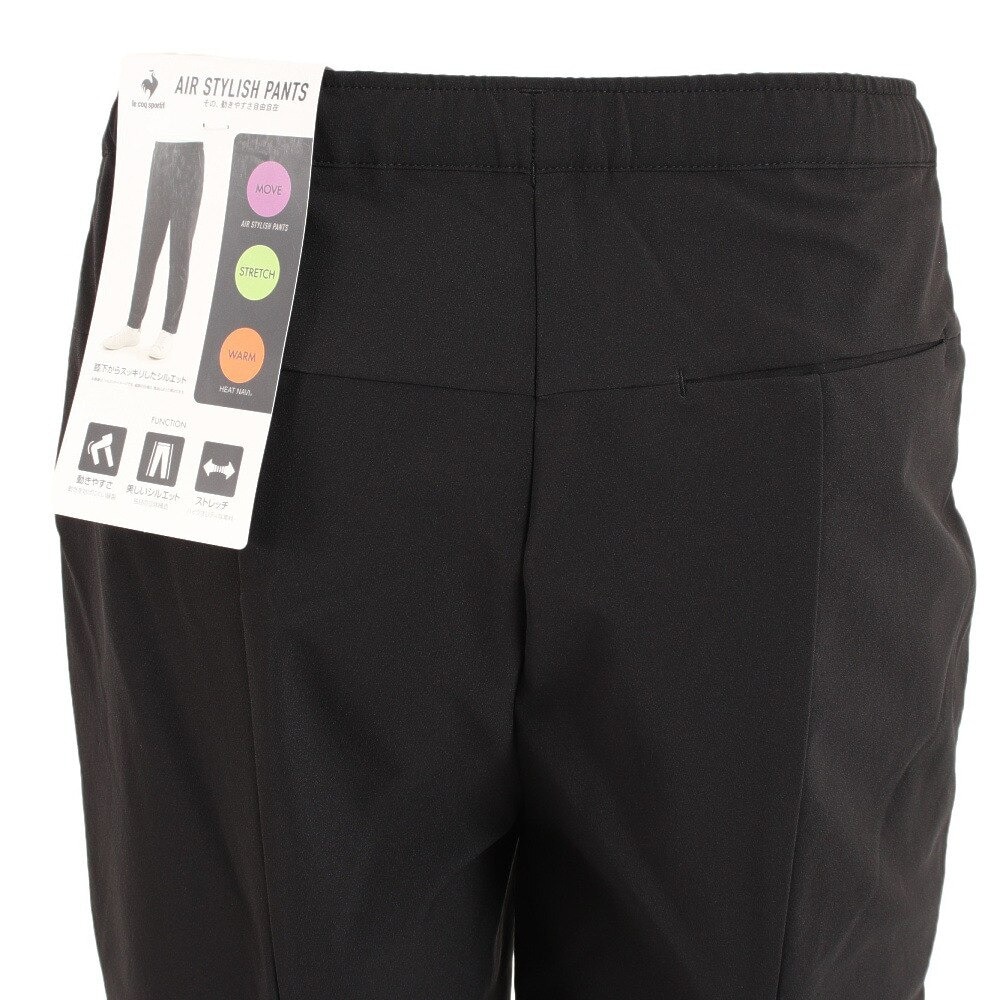 ルコックスポルティフ（lecoqsportif）（メンズ）テニスウェア ヒートナビ クロスパンツ QMMUJG21 BK
