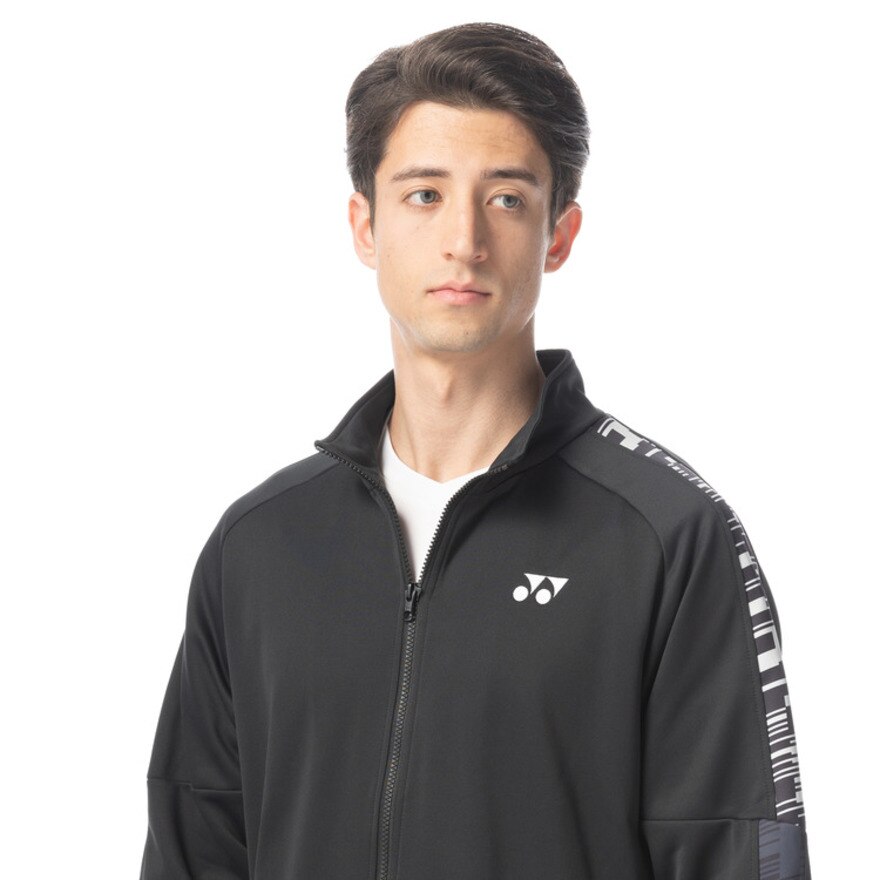 ヨネックス（YONEX）（メンズ、レディース）テニスウェア ニットウォームアップシャツ 51046-007