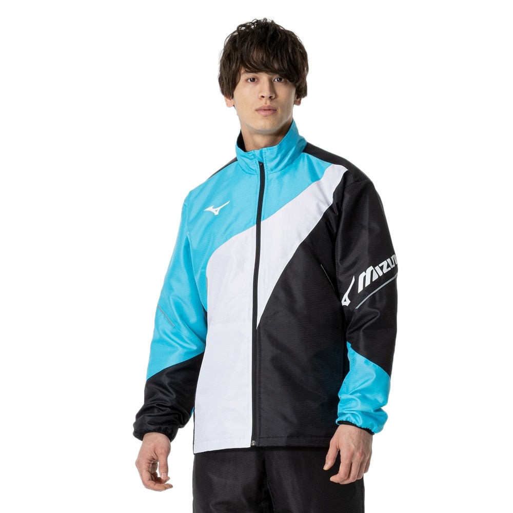 ミズノ MIZUNO 中綿 ジャケット 2XL 青 ブルー