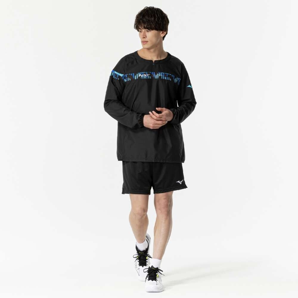 ミズノ（MIZUNO）（メンズ、レディース）テニスウェア 長袖 N-XTウインドブレーカージャケット V2MEB51092