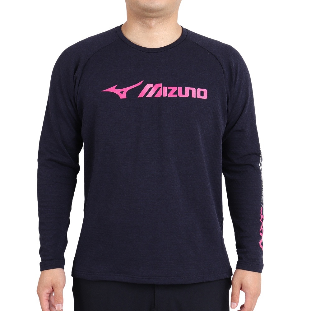 ミズノ（MIZUNO）（メンズ）テニスウェア ストレッチフリースシャツ 62JC2X5114