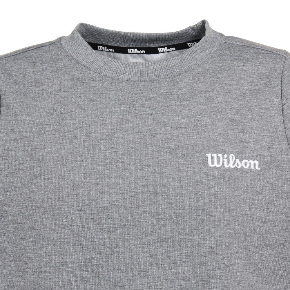ウイルソン（Wilson）（メンズ）テニスウェア クルーネックスウェット 442208-GY