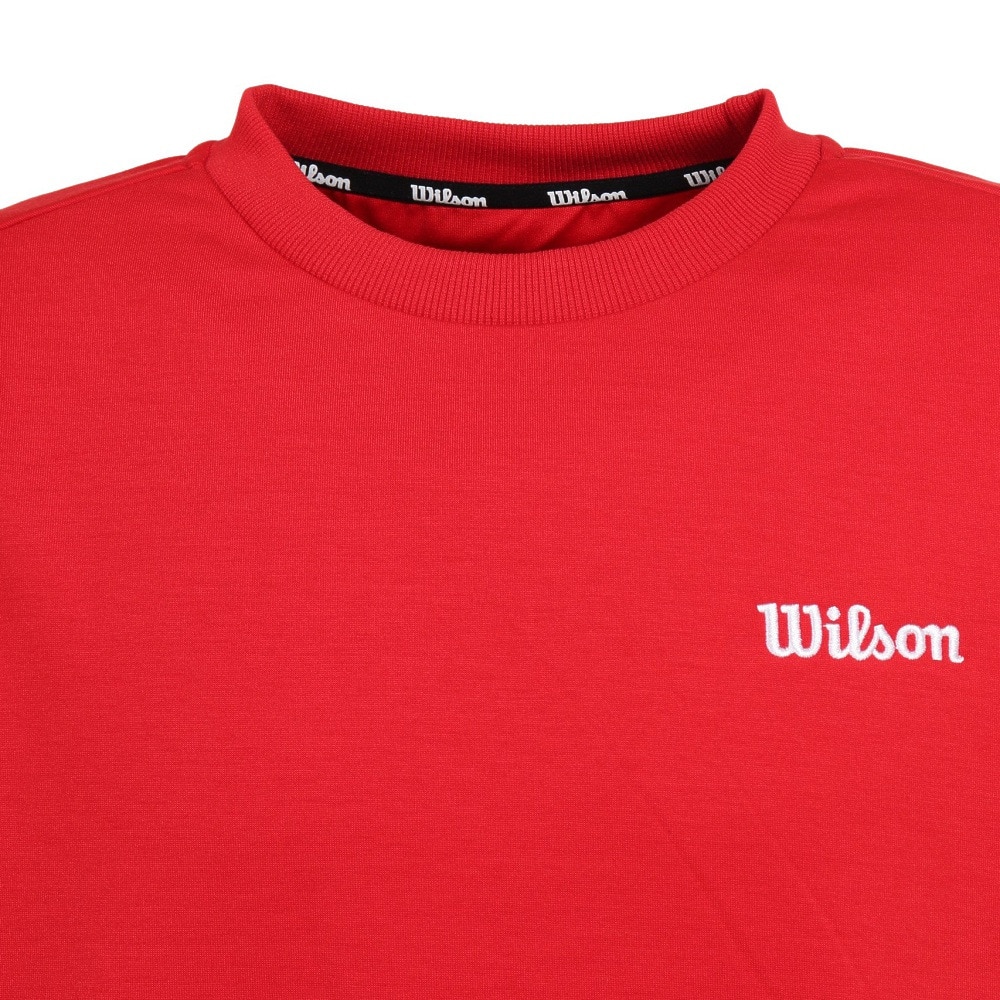 ウイルソン（Wilson）（メンズ）テニスウェア クルーネックスウェット 442208-RD