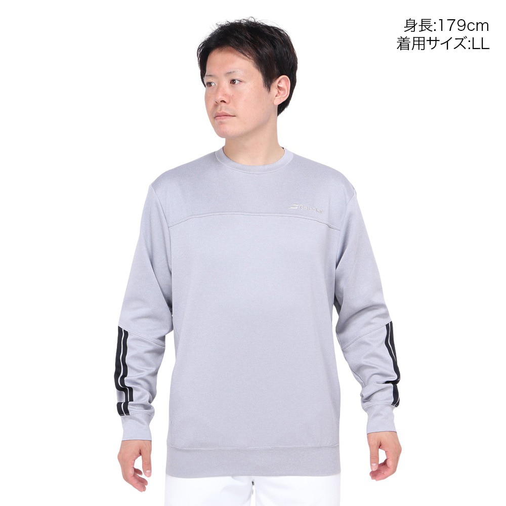 バボラ（BABOLAT）（メンズ）テニスウェア CLUB トレーニングトップ BUT4119C GY00