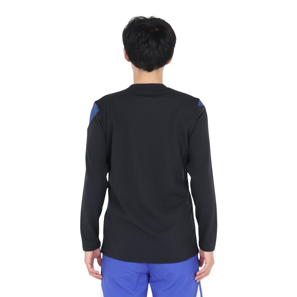 ルコックスポルティフ（lecoqsportif）（メンズ）テニスウェア ライト スウェットシャツ LN4FLT12M BK00