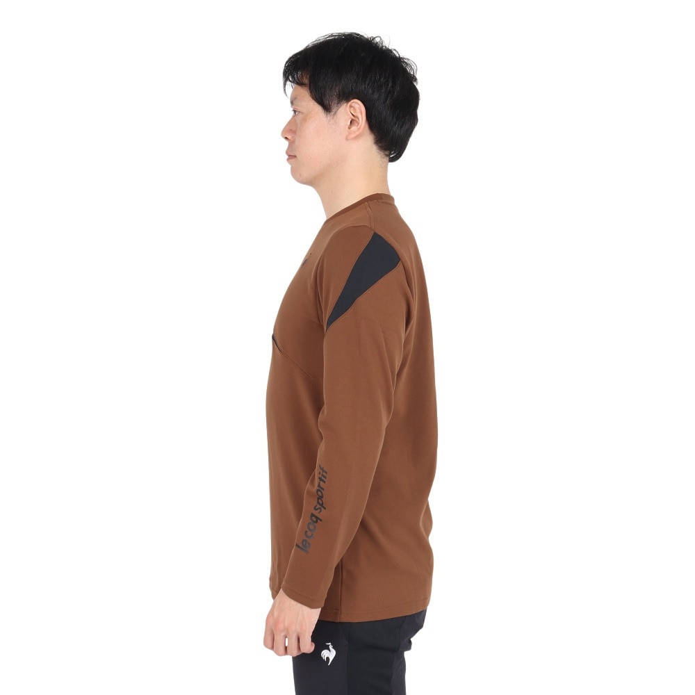 ルコックスポルティフ（lecoqsportif）（メンズ）テニスウェア ライト スウェットシャツ LN4FLT12M BW00