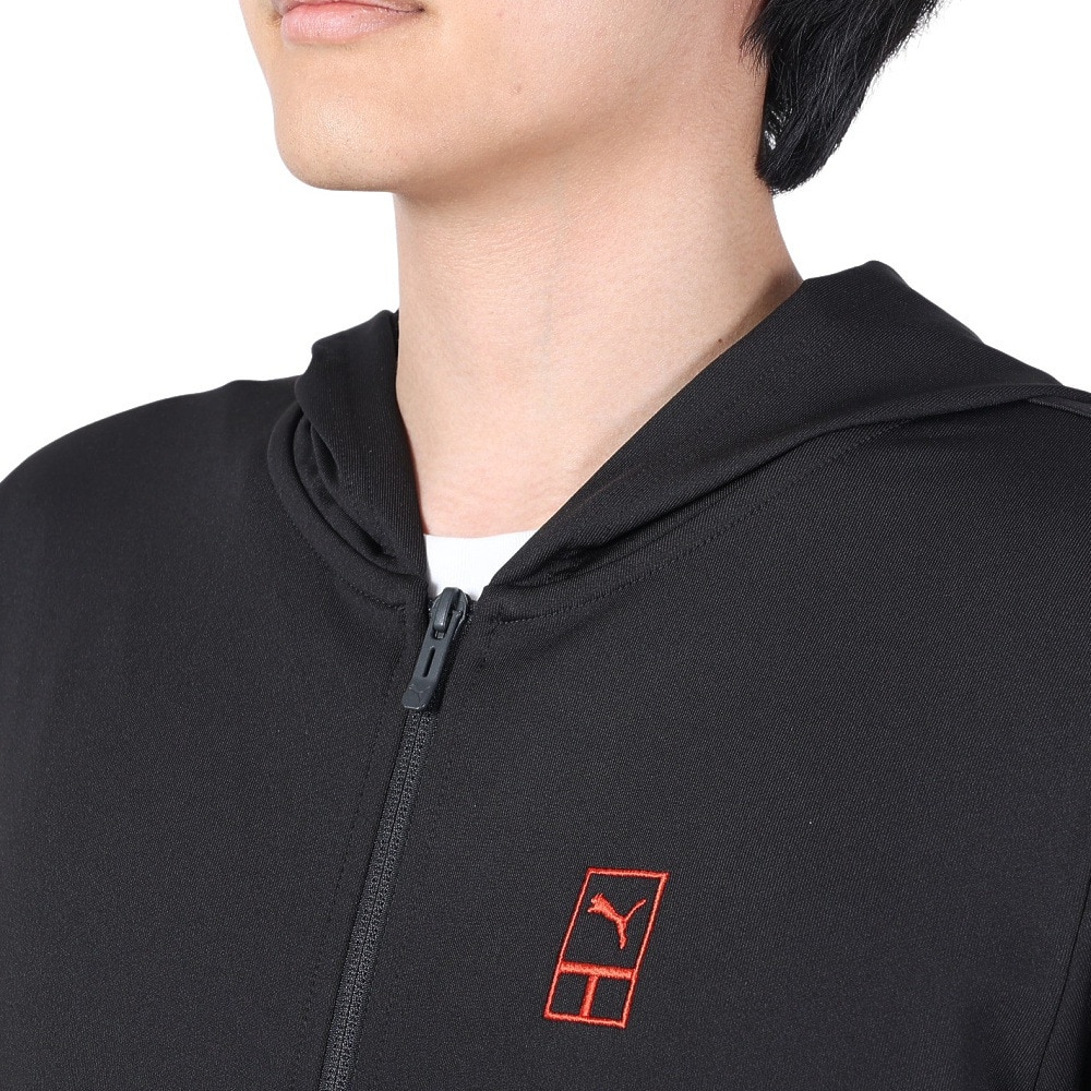 プーマ（PUMA）（メンズ）テニスウェア フルジップフーディースウェット 67986201 速乾
