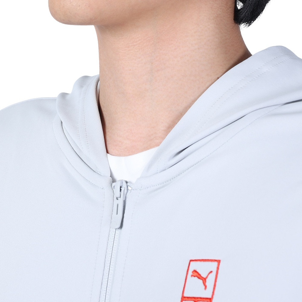 プーマ（PUMA）（メンズ）テニスウェア フルジップフーディースウェット 67986218 速乾