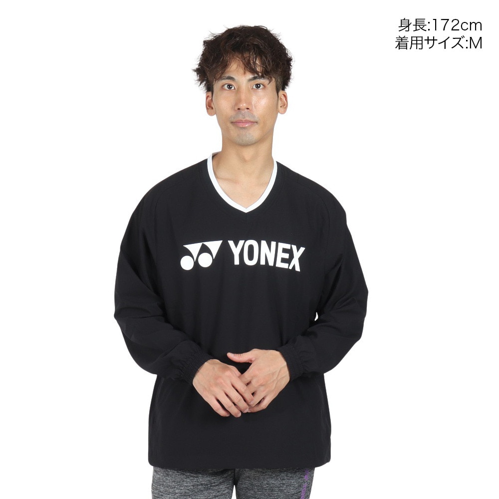 ヨネックス（YONEX）（メンズ）テニスウェア ユニ裏地付Vブレーカー 32038-007