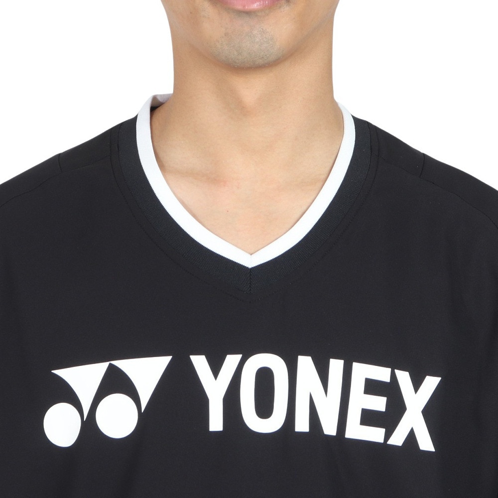 ヨネックス（YONEX）（メンズ）テニスウェア ユニ裏地付Vブレーカー 32038-007