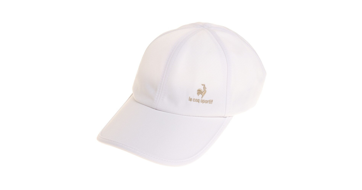 ルコック スポルティフ｜テニス キャップ 帽子 ファンエアーキャップ QTBSJC51 WHT - スポーツ用品はスーパースポーツゼビオ