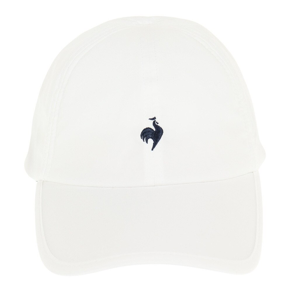ルコック スポルティフ（Lecoq Sportif）（メンズ、レディース）テニス 帽子 FAN AIR ワンポイント キャップ QTBVJC11 WH