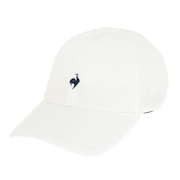 ルコックスポルティフ（lecoqsportif）（メンズ、レディース）テニス 帽子 FAN AIR ワンポイント キャップ QTBVJC11 WH