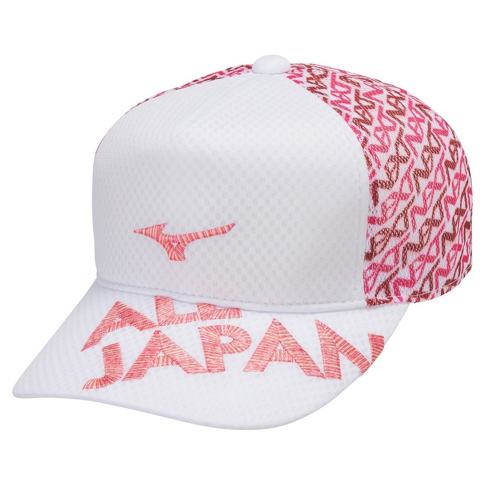 ミズノ（MIZUNO）（メンズ、レディース）テニス 帽子 オール ジャパン キャップ 62JWAZ1201 スポーツ用品はスーパースポーツゼビオ