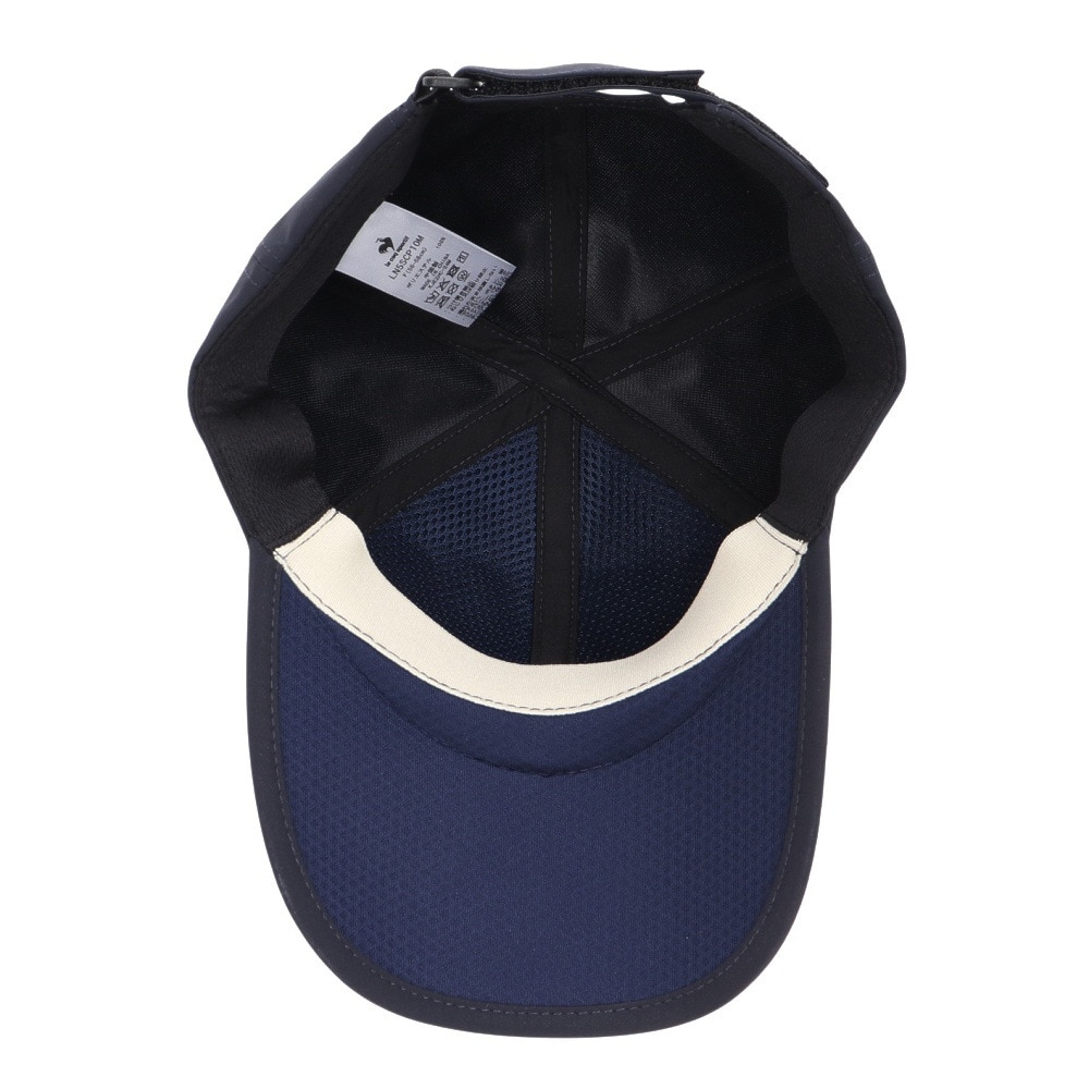 ルコックスポルティフ（lecoqsportif）（メンズ、レディース）テニス キャップ 帽子 FAN AIRキャップ LN5SCP10M NVWH