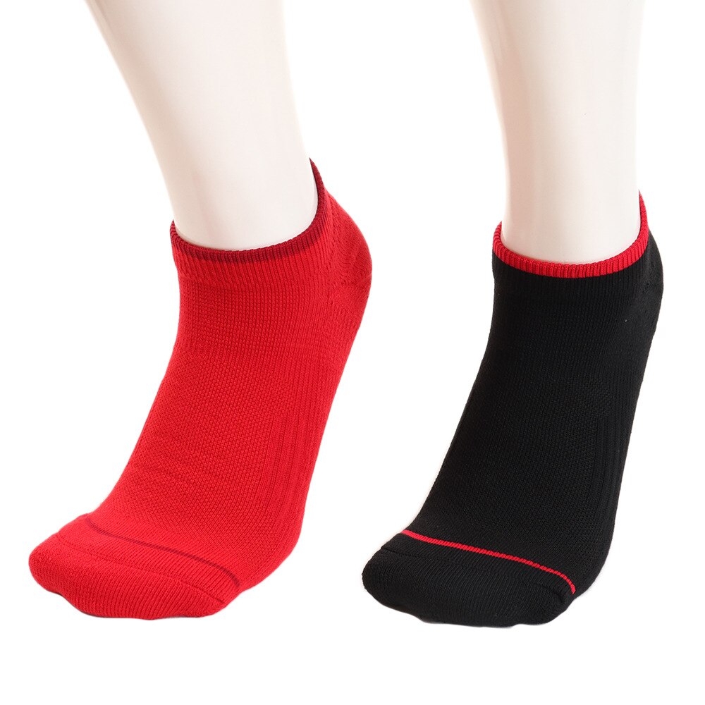  テニスソックス 2足組 732PG9OK001RED