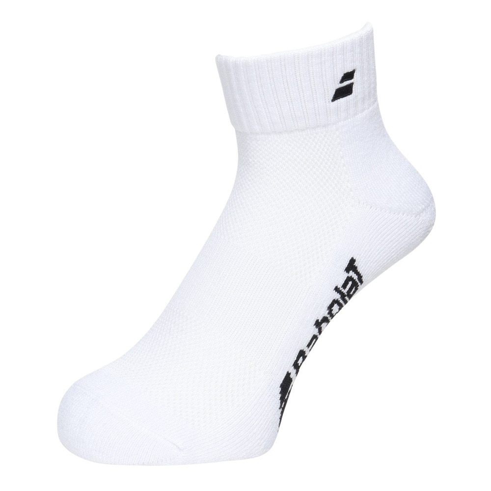 バボラ（BABOLAT）（メンズ）テニス ソックス CLUB SHORT SOCKS 3足組 BUS4815C WH00