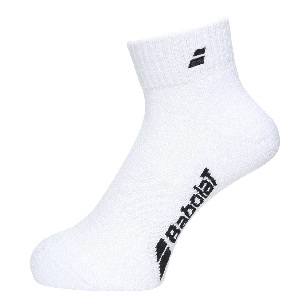 バボラ（BABOLAT）（メンズ）テニス ソックス CLUB SHORT SOCKS 3足組 BUS4815C WH00