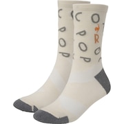 (メンズ、レディース)テニス ソックス MoveSox 総柄 ミドル丈 QMAXJB11 WHGY