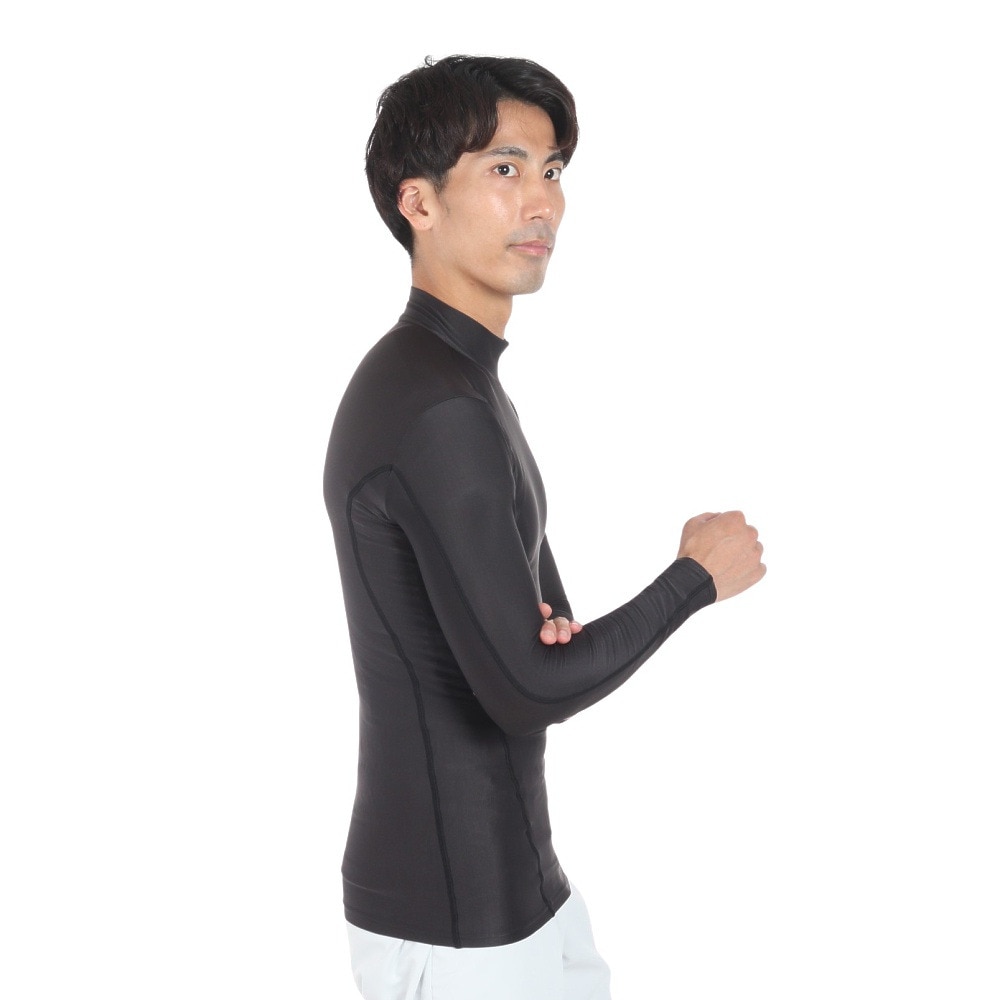 ヨネックス（YONEX）（メンズ、レディース）テニスウェア UVカット ハイネック長袖シャツ STB-F1008-243 バドミントンウェア 速乾