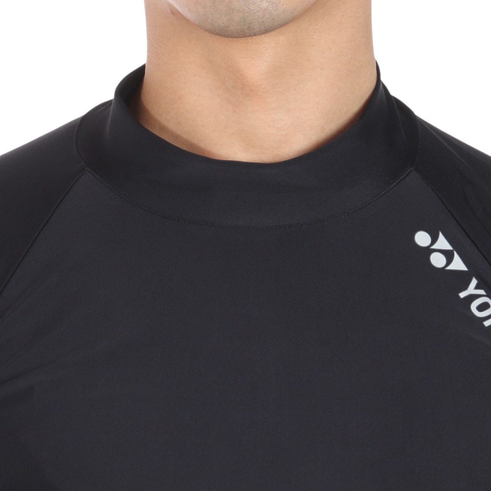 ヨネックス（YONEX）（メンズ）テニスウェア ハイネック長袖シャツ STBF1015-007 バドミントンウェア