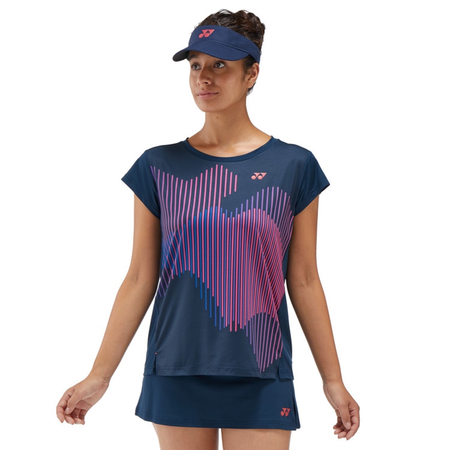 ヨネックス（YONEX）（レディース）テニスウェア バドミントンウェア 半袖ゲームシャツ 20764-458
