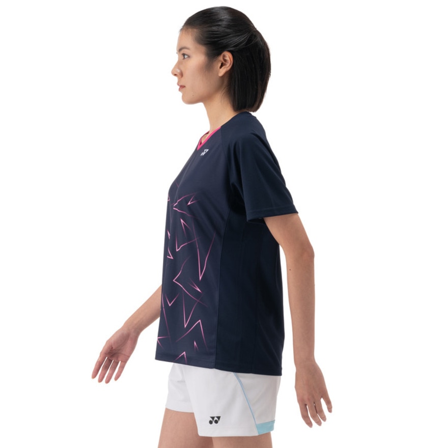 ヨネックス（YONEX）（レディース）テニスウェア バドミントンウェア 半袖 ゲームシャツ 20888-019