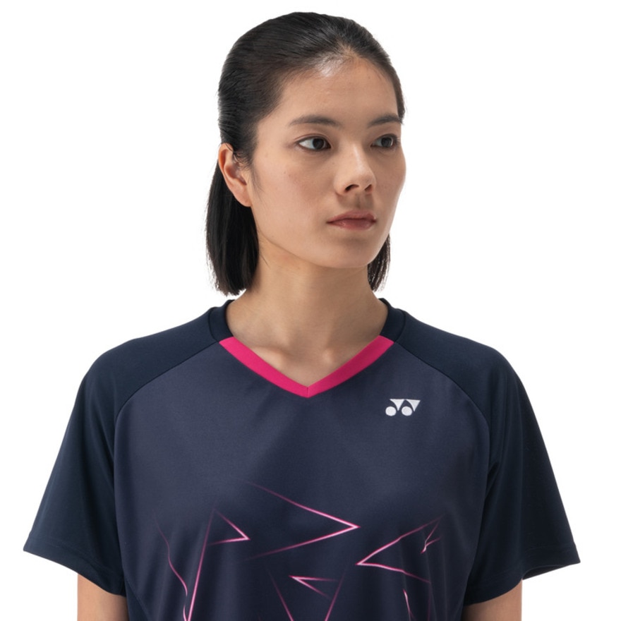 ヨネックス（YONEX）（レディース）テニスウェア バドミントンウェア 半袖 ゲームシャツ 20888-019