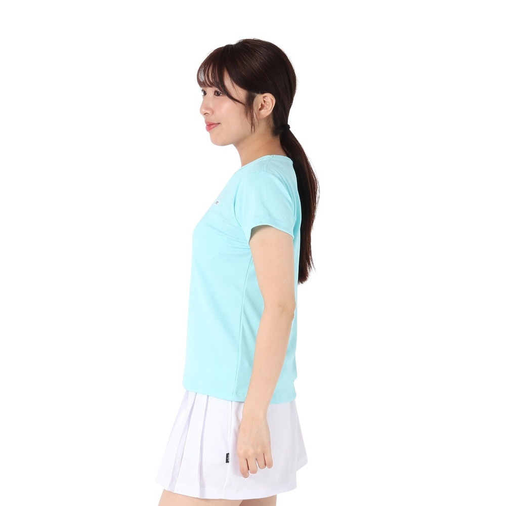 プリンス（PRINCE）（レディース）【新商品】テニスウェア レディース ゲームシャツ 吸水速乾・UPF50+・バド WS5067 117 SKL