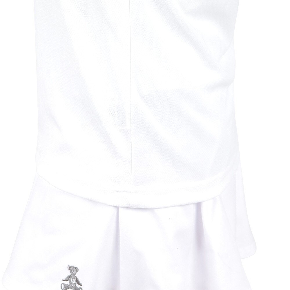 ウイルソン（Wilson）（レディース）テニスウェア レディース プリント 半袖 ポロシャツ 紫外線遮蔽率90%以上 UVカット 紫外線対策 吸水速乾 412296-PPL