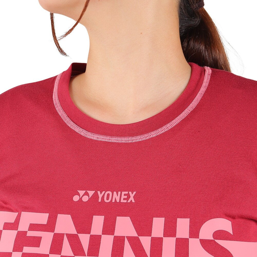 ヨネックス（YONEX）（レディース）テニスウェア バドミントン 半袖 Tシャツ 16581-037