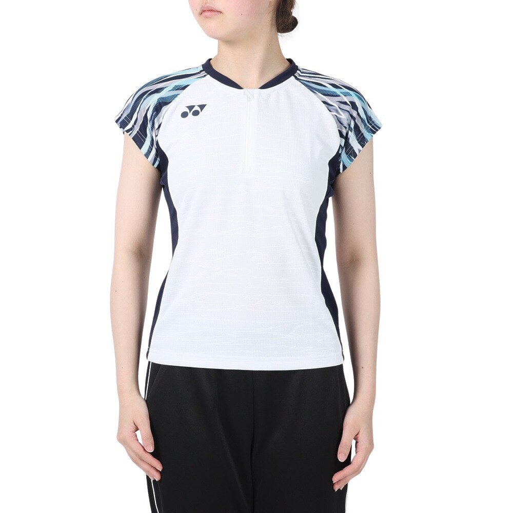 ヨネックス（YONEX）（レディース）テニスウェア UVカット レディース ゲームシャツ 20636-011