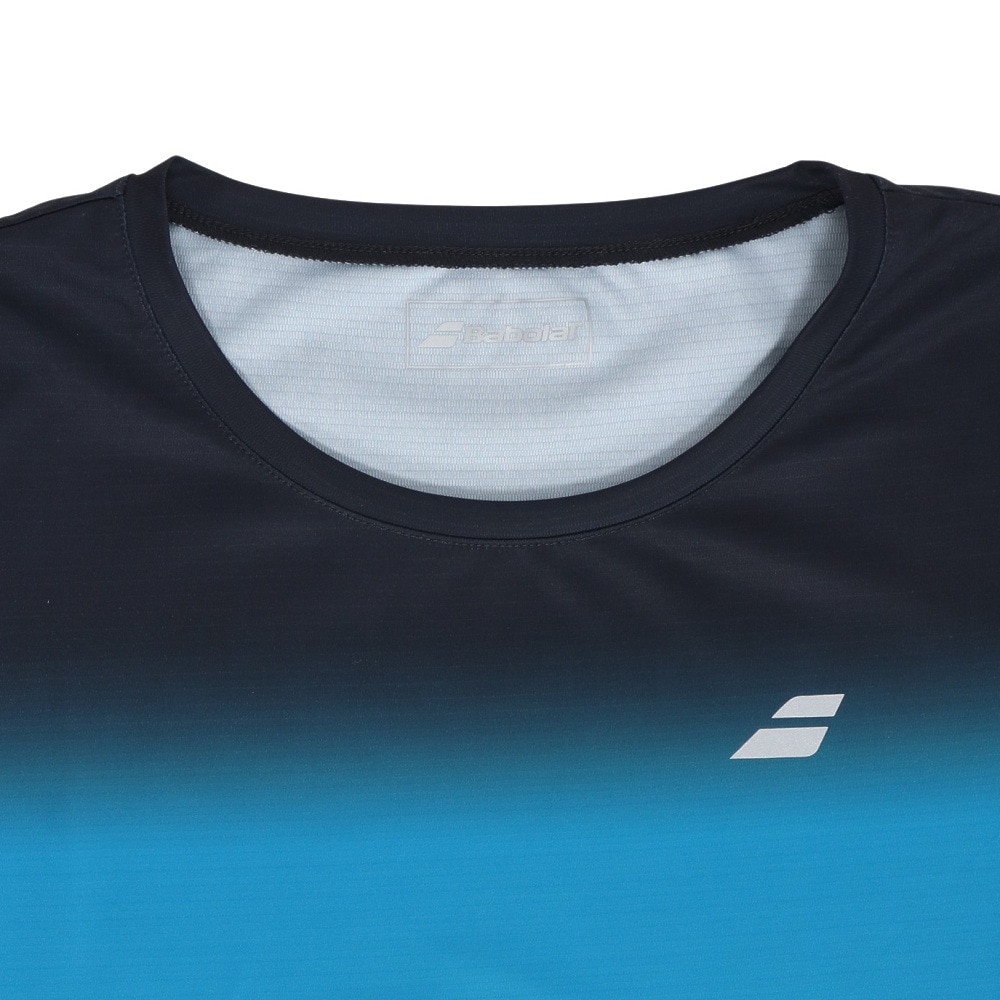 バボラ（BABOLAT）（レディース）テニスウェア CLUB 半袖 シャツ BWG2332C BL