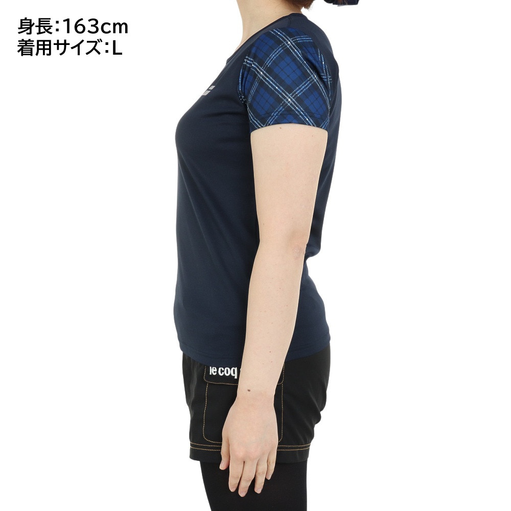 バボラ（BABOLAT）（レディース）テニスウェア レディース PURE 半袖Tシャツ BWP3528 NV | スポーツ用品はスーパースポーツゼビオ