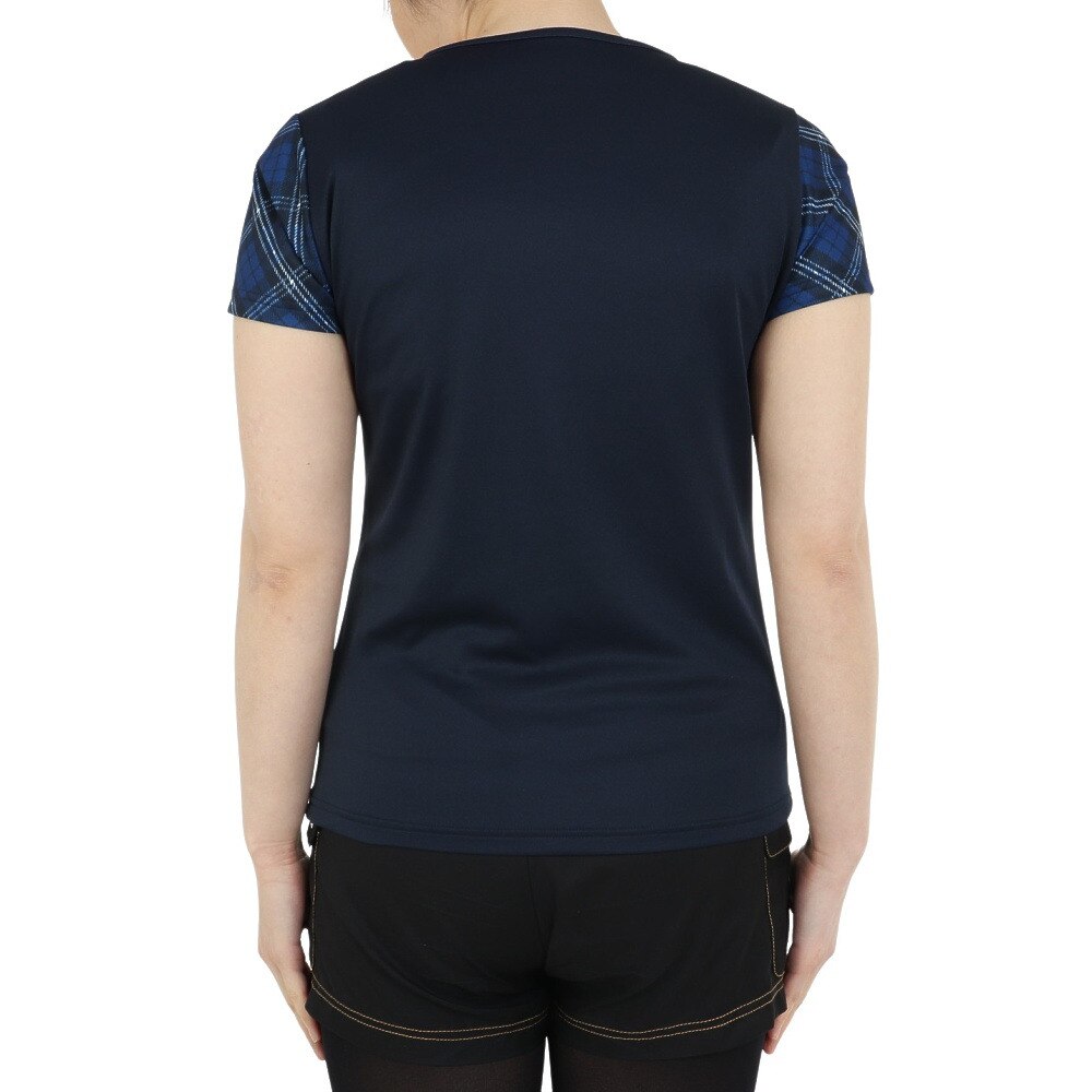 バボラ（BABOLAT）（レディース）テニスウェア レディース PURE 半袖Tシャツ BWP3528 NV 速乾