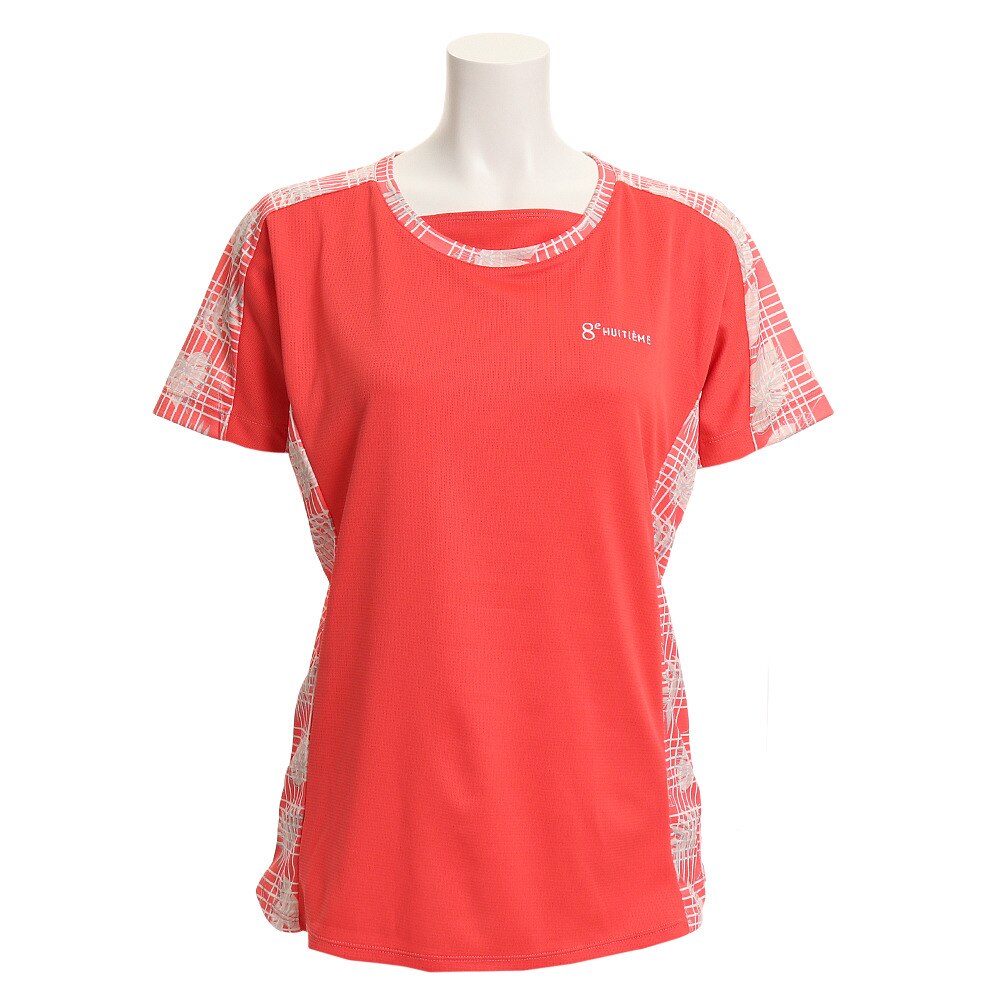  Tシャツ レディース 半袖 ラウンドネック HU19S03LS733102PNK 吸汗速乾/UVカット