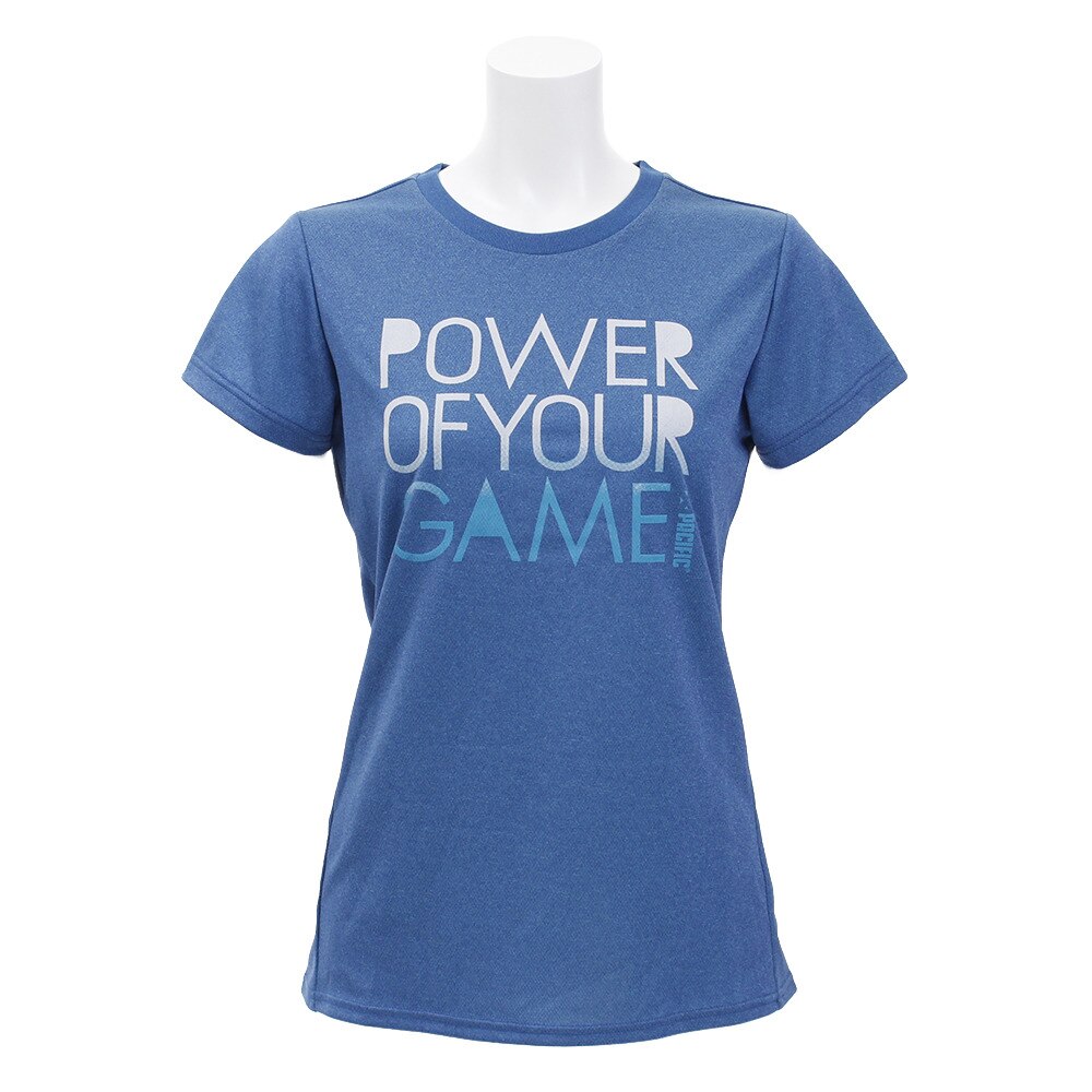  Tシャツ レディース 半袖 ドライプラス POWER PT19SW611 BLU
