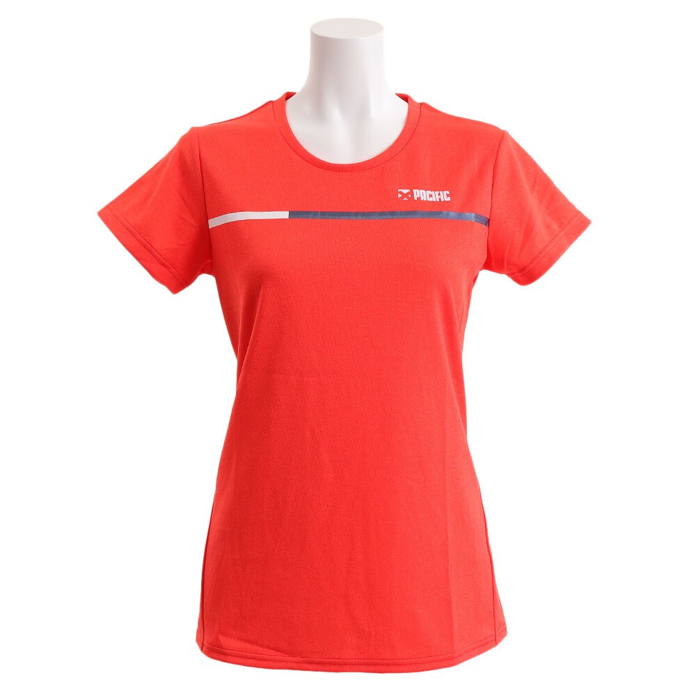 Tシャツ レディース 半袖 ドライプラス ライン PT19FW614 ORG