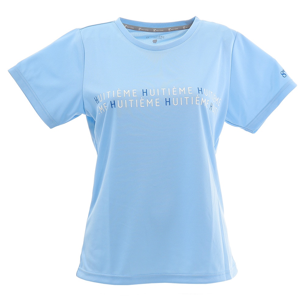 Tシャツ レディース 半袖 ロゴ HU20S03LS733016LBLU 【吸汗速乾/UVカット】