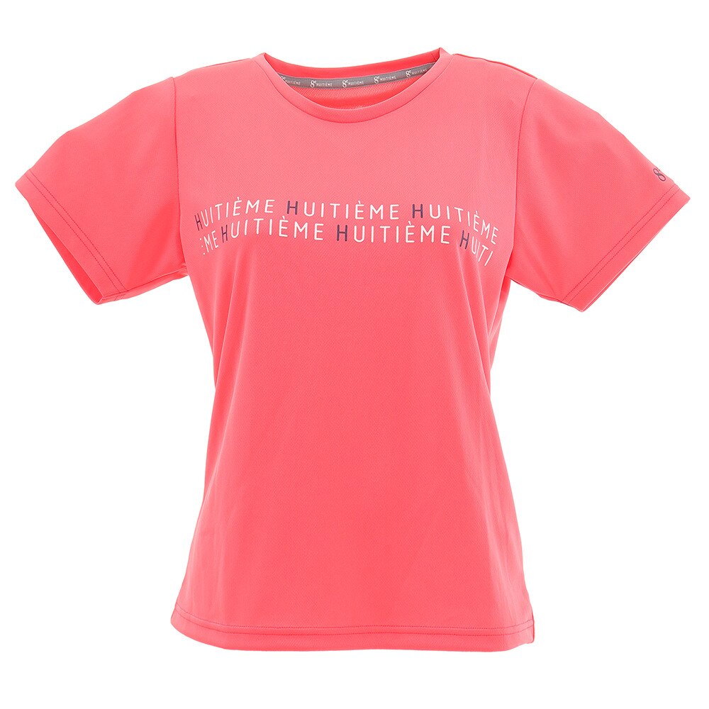 Tシャツ レディース 半袖 ロゴ HU20S03LS733016PNK 【吸汗速乾/UVカット】