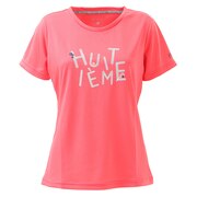 ウィッテム（HUITIEME）（レディース）テニス Tシャツ レディース 半袖 HU20S03LS733018PNK 吸汗速乾/UVカット